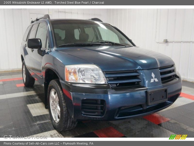 Torched Steel Blue Pearl / Charcoal 2005 Mitsubishi Endeavor LS AWD