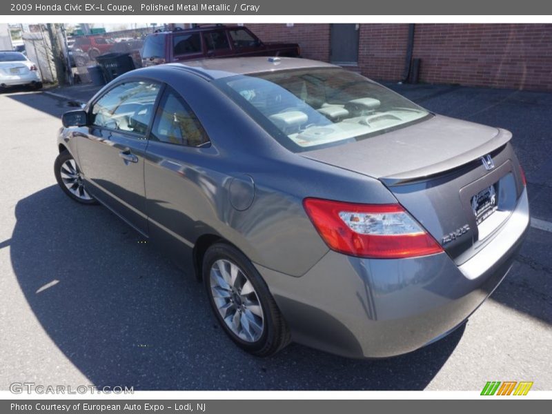 Polished Metal Metallic / Gray 2009 Honda Civic EX-L Coupe