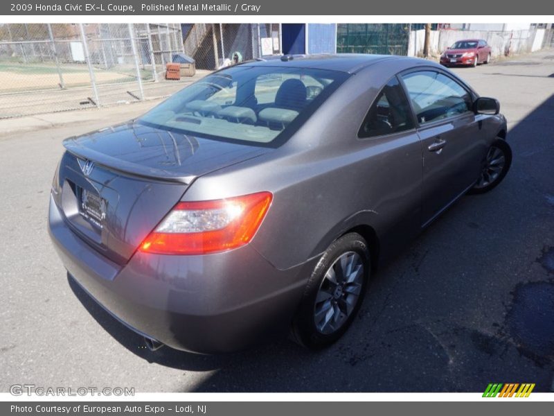 Polished Metal Metallic / Gray 2009 Honda Civic EX-L Coupe