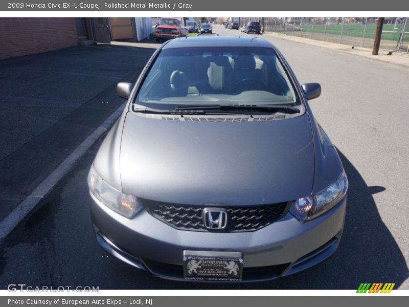 Polished Metal Metallic / Gray 2009 Honda Civic EX-L Coupe
