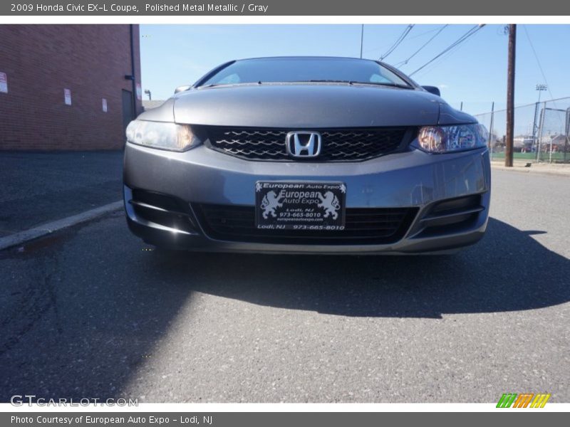 Polished Metal Metallic / Gray 2009 Honda Civic EX-L Coupe