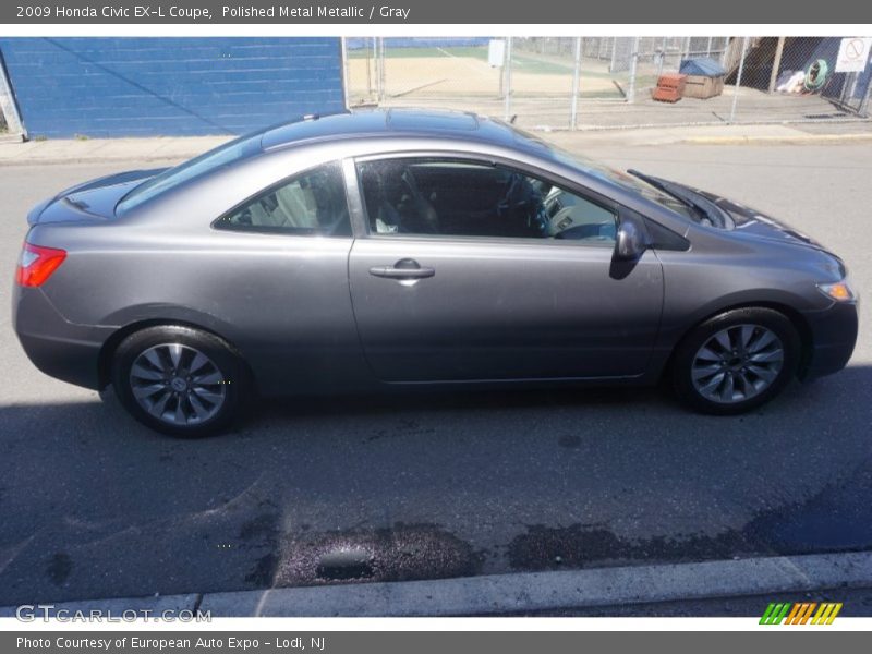 Polished Metal Metallic / Gray 2009 Honda Civic EX-L Coupe