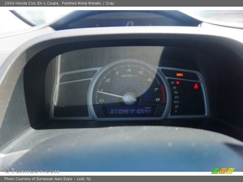 Polished Metal Metallic / Gray 2009 Honda Civic EX-L Coupe