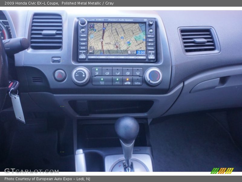 Polished Metal Metallic / Gray 2009 Honda Civic EX-L Coupe