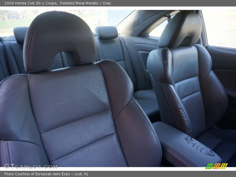Polished Metal Metallic / Gray 2009 Honda Civic EX-L Coupe