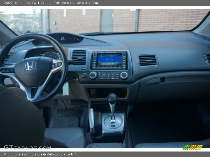 Polished Metal Metallic / Gray 2009 Honda Civic EX-L Coupe
