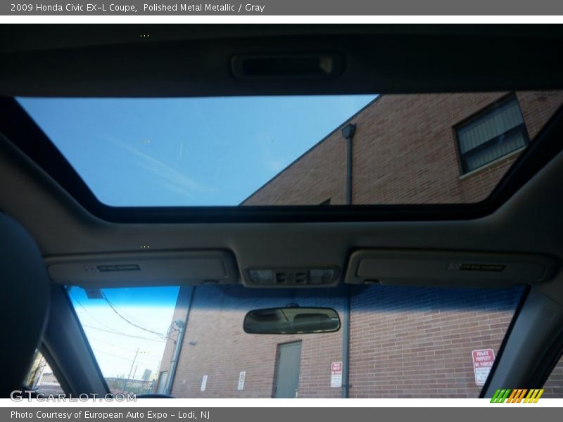 Polished Metal Metallic / Gray 2009 Honda Civic EX-L Coupe