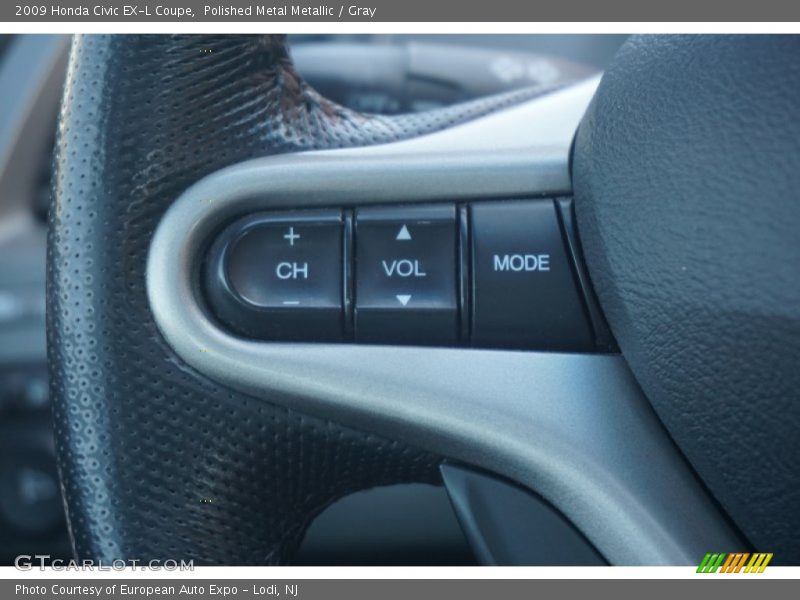 Polished Metal Metallic / Gray 2009 Honda Civic EX-L Coupe