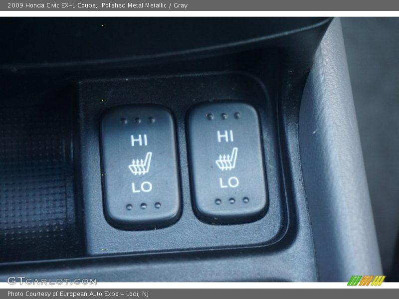 Polished Metal Metallic / Gray 2009 Honda Civic EX-L Coupe