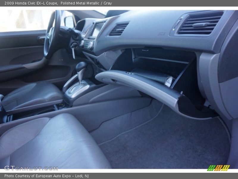 Polished Metal Metallic / Gray 2009 Honda Civic EX-L Coupe