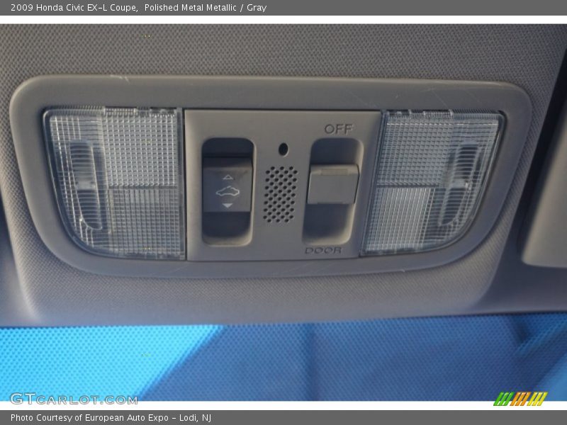 Polished Metal Metallic / Gray 2009 Honda Civic EX-L Coupe