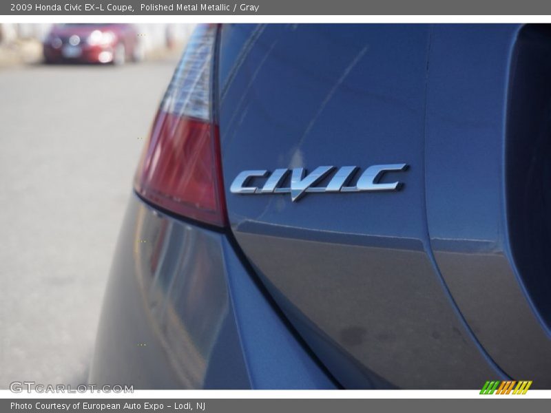 Polished Metal Metallic / Gray 2009 Honda Civic EX-L Coupe