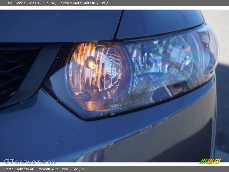 Polished Metal Metallic / Gray 2009 Honda Civic EX-L Coupe