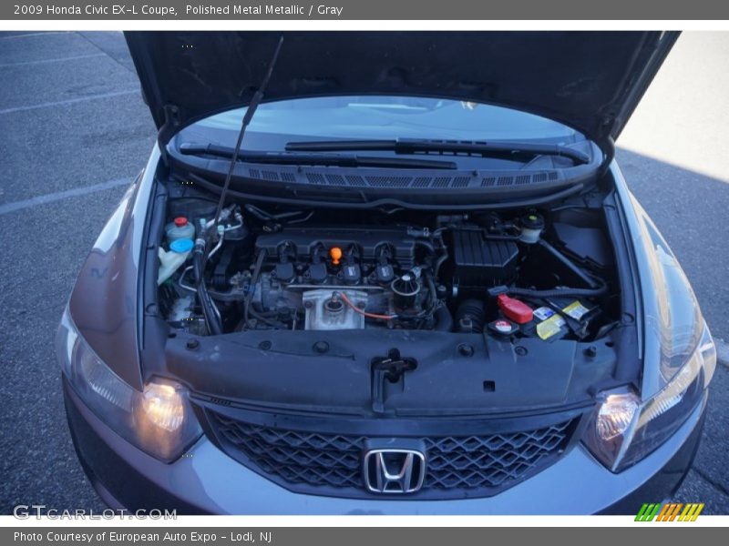 Polished Metal Metallic / Gray 2009 Honda Civic EX-L Coupe