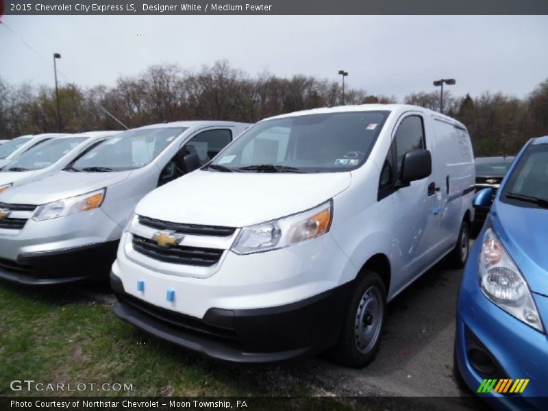 Designer White / Medium Pewter 2015 Chevrolet City Express LS