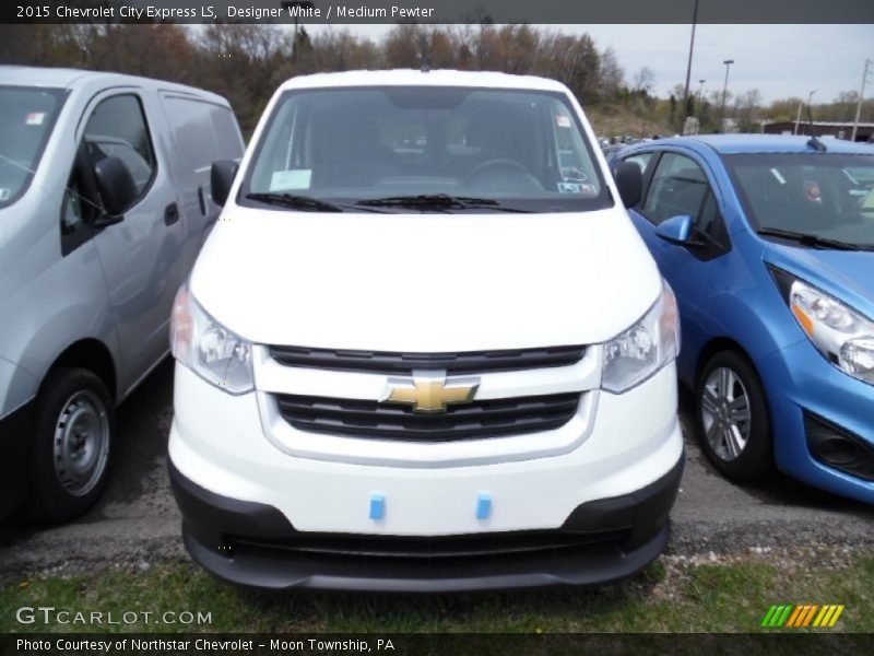 Designer White / Medium Pewter 2015 Chevrolet City Express LS