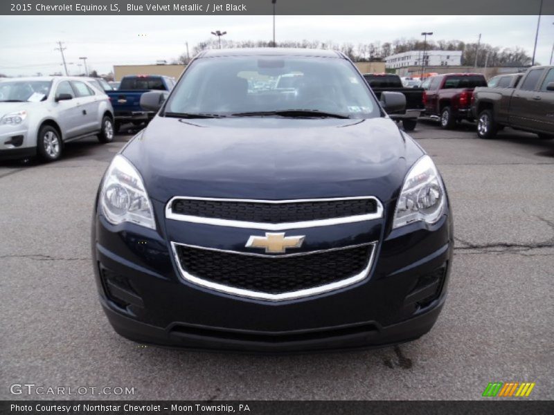 Blue Velvet Metallic / Jet Black 2015 Chevrolet Equinox LS