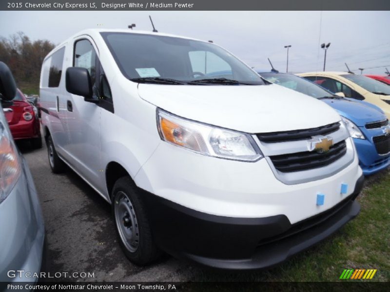 Designer White / Medium Pewter 2015 Chevrolet City Express LS