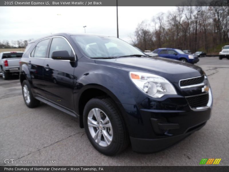 Blue Velvet Metallic / Jet Black 2015 Chevrolet Equinox LS