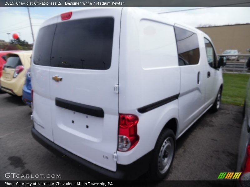 Designer White / Medium Pewter 2015 Chevrolet City Express LS