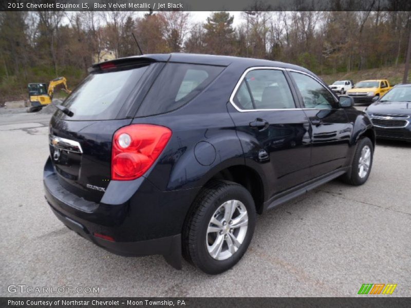 Blue Velvet Metallic / Jet Black 2015 Chevrolet Equinox LS