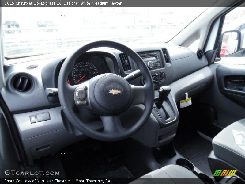 Designer White / Medium Pewter 2015 Chevrolet City Express LS