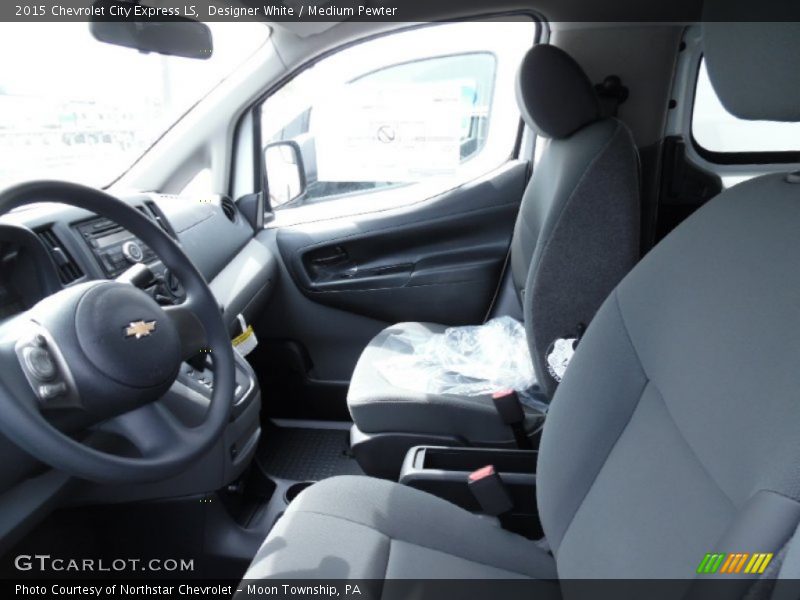 Designer White / Medium Pewter 2015 Chevrolet City Express LS