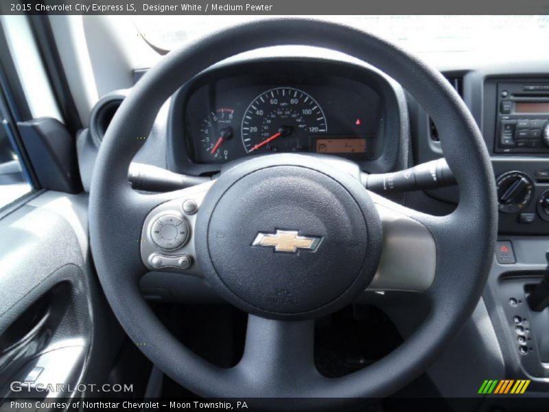 Designer White / Medium Pewter 2015 Chevrolet City Express LS