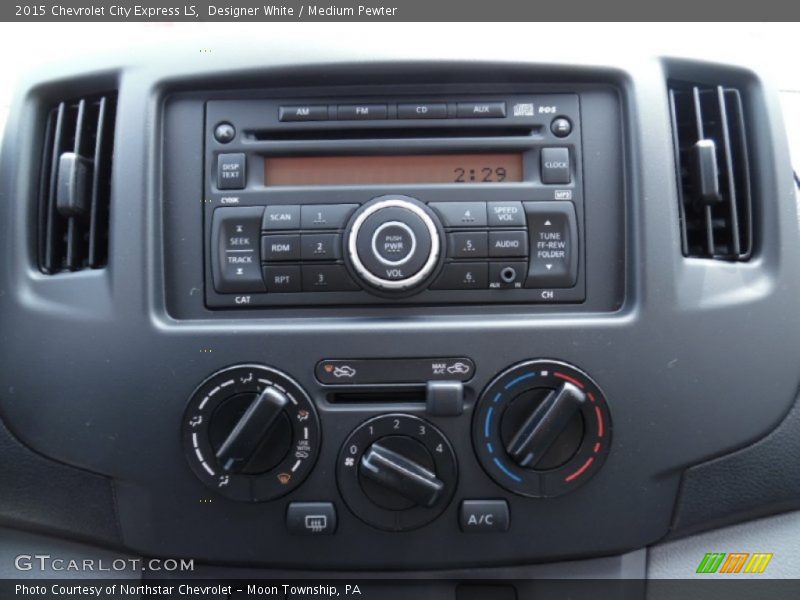 Designer White / Medium Pewter 2015 Chevrolet City Express LS