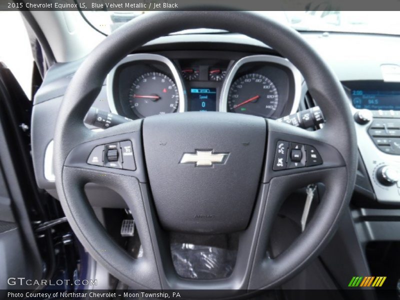 Blue Velvet Metallic / Jet Black 2015 Chevrolet Equinox LS