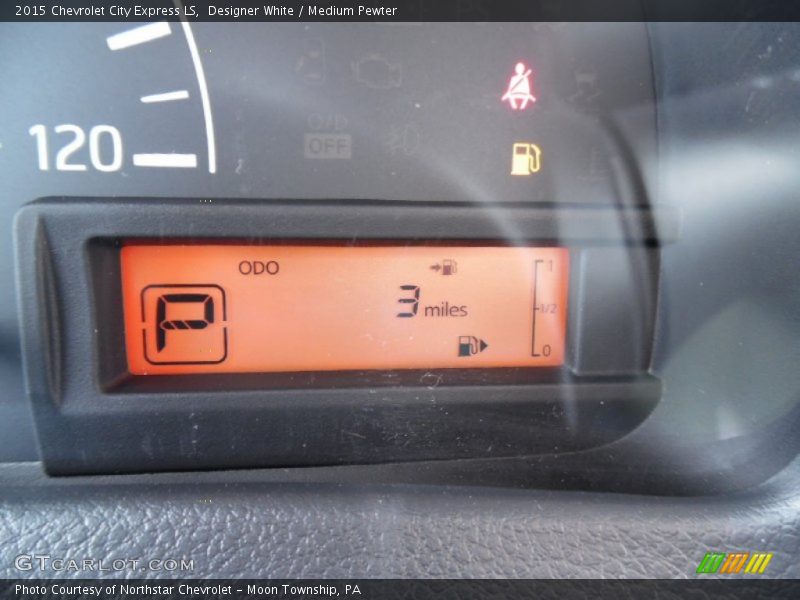 Designer White / Medium Pewter 2015 Chevrolet City Express LS