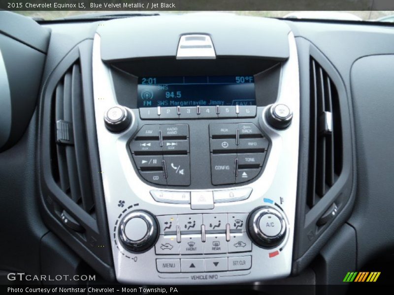 Blue Velvet Metallic / Jet Black 2015 Chevrolet Equinox LS