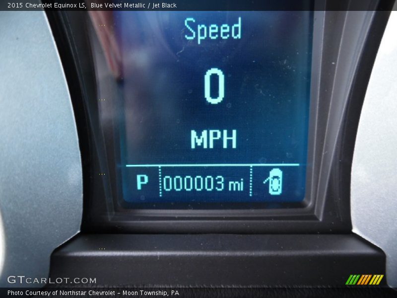 Blue Velvet Metallic / Jet Black 2015 Chevrolet Equinox LS