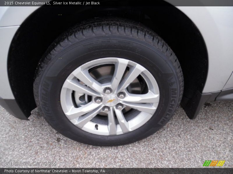 Silver Ice Metallic / Jet Black 2015 Chevrolet Equinox LS