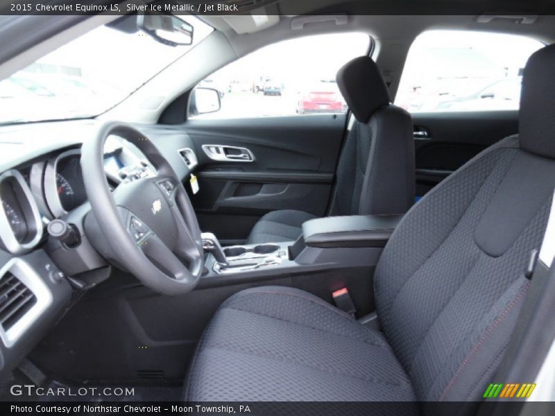 Silver Ice Metallic / Jet Black 2015 Chevrolet Equinox LS