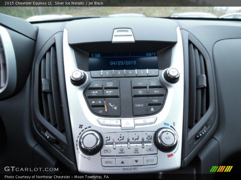 Silver Ice Metallic / Jet Black 2015 Chevrolet Equinox LS