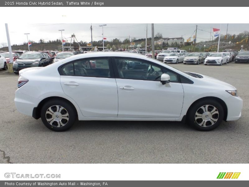  2015 Civic Hybrid Sedan Taffeta White