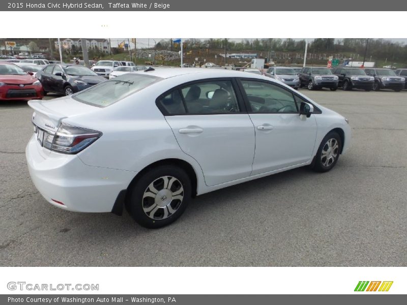 Taffeta White / Beige 2015 Honda Civic Hybrid Sedan