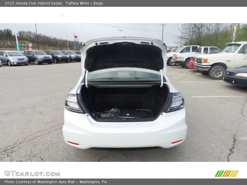 Taffeta White / Beige 2015 Honda Civic Hybrid Sedan