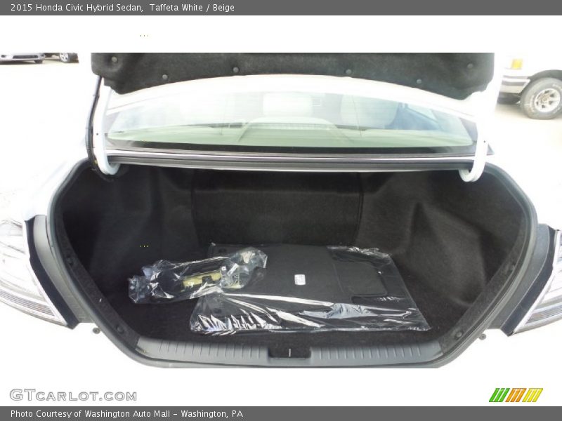 Taffeta White / Beige 2015 Honda Civic Hybrid Sedan