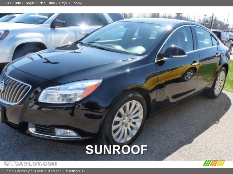 Black Onyx / Ebony 2013 Buick Regal Turbo