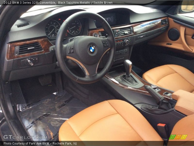  2012 3 Series 328i Convertible Saddle Brown Interior