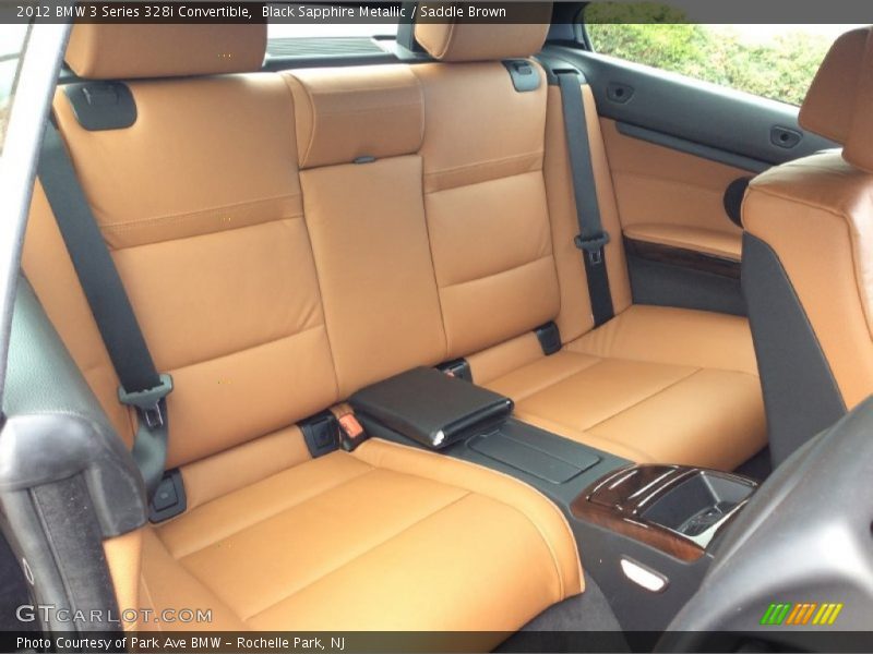 Rear Seat of 2012 3 Series 328i Convertible