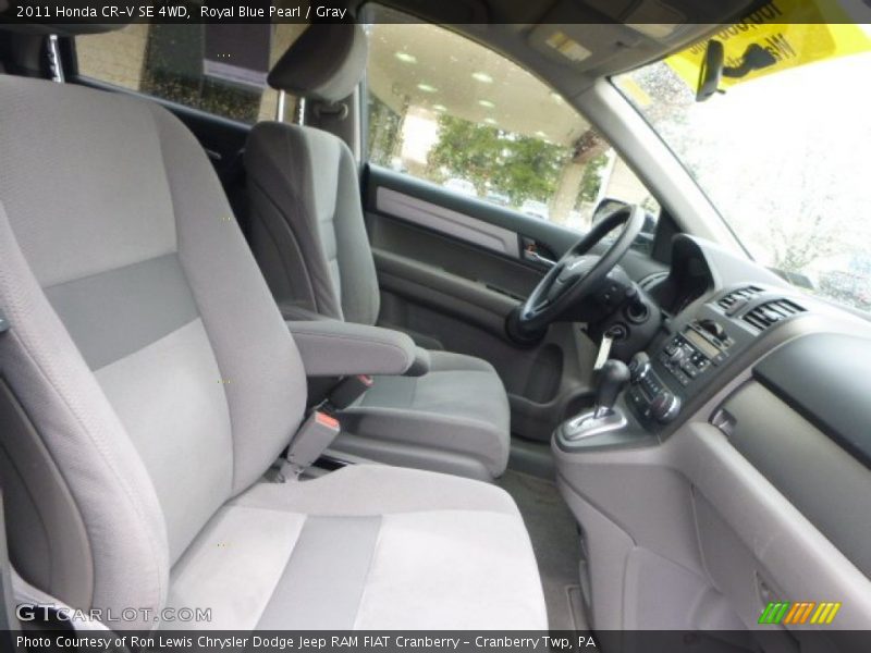 Royal Blue Pearl / Gray 2011 Honda CR-V SE 4WD