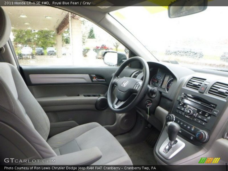 Royal Blue Pearl / Gray 2011 Honda CR-V SE 4WD