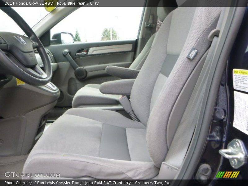 Royal Blue Pearl / Gray 2011 Honda CR-V SE 4WD