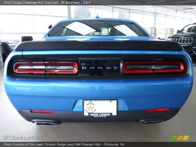 B5 Blue Pearl / Black 2015 Dodge Challenger R/T Scat Pack