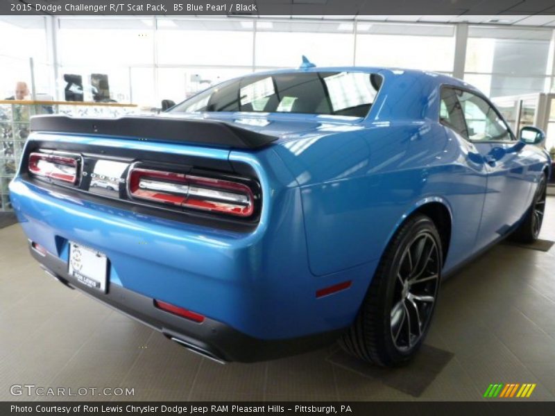 B5 Blue Pearl / Black 2015 Dodge Challenger R/T Scat Pack