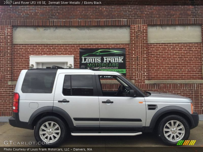 Zermatt Silver Metallic / Ebony Black 2007 Land Rover LR3 V8 SE