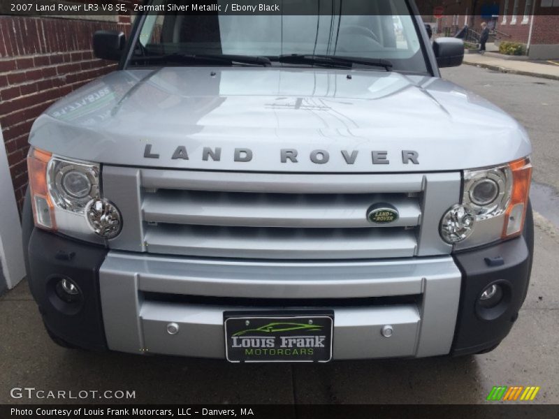 Zermatt Silver Metallic / Ebony Black 2007 Land Rover LR3 V8 SE